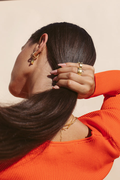 CHUNKY TWISTED RING SILVER